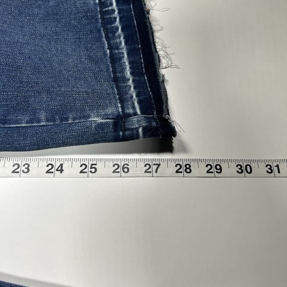 Wit & Wisdom Jeans Women’s 4 Wide Leg High Rise Raw Hem Y2K Denim NWT - Picture 14 of 16